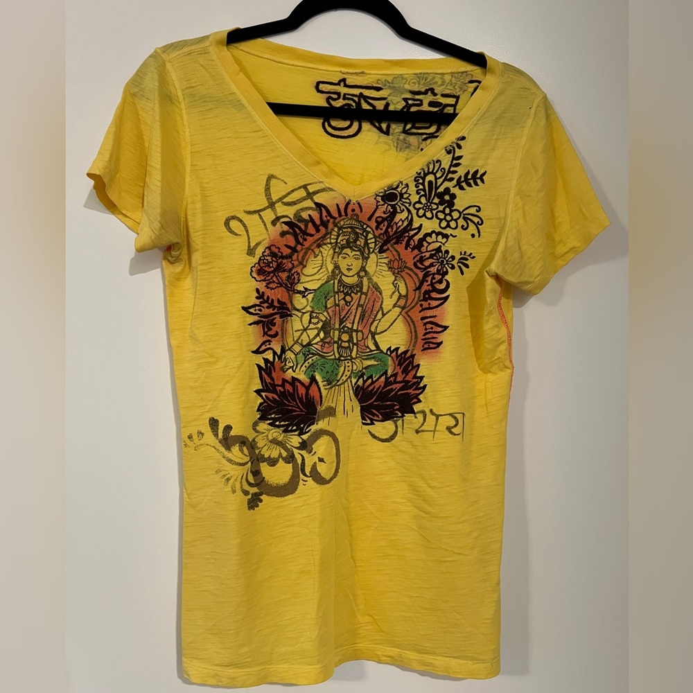 Graphic Yellow Tee